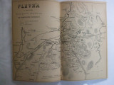 Harta Plevna si tinutul din jur impreuna cu santurile turcesti 28 x 22 cm 1878