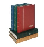Clasoar Lindner 1180 de LUX cu cuperta NABUK - piele eco , 30 foi/60 pagini alba