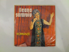 Disc vinil vinyl pick-up MIC Electrecord ILEANA SARAROIU Romante 1974 45-EPC 10.408 rar vechi colectie foto