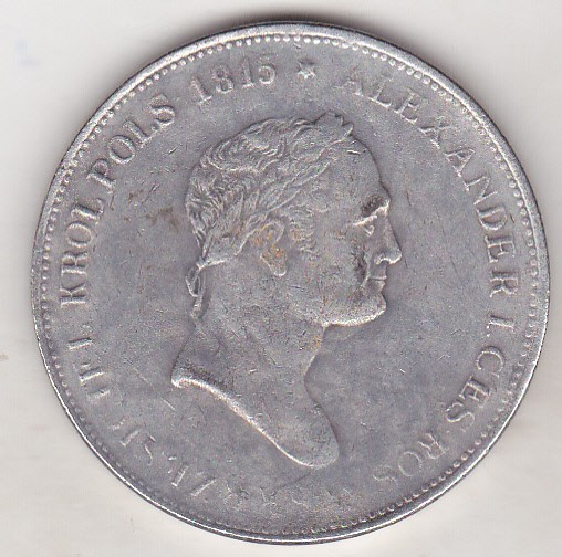 bnk mnd Polonia 10 Zloti 1827 - REPLICA , cupru argintat