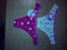 tanga/string-chiloti cu hello kitty foto