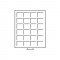 Leuchtturm Cutie MB - PVC pentru 24 monede, dimensiune 42 mm