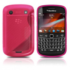 Husa silicon TPU, model S-LINE, culoare roz, BlackBerry bold 9930 / 9900 foto
