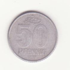 Germania - 50 Pfennig 1958 foto