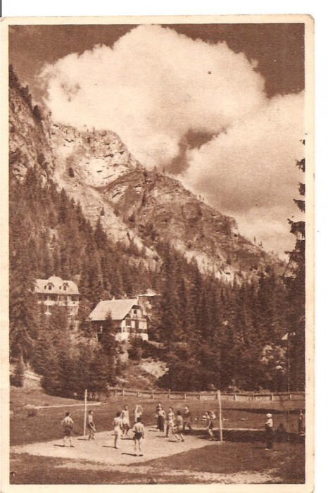 CPI (B3058) LACUL ROSU, ( GHILCOS ), TEREN DE SPORT, EDITURA LIBRARIA NOASTRA, CIRCULATA, 1952, STAMPILE, TIMBRE, RPR
