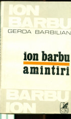 ION BARBU - Amintiri - GERDA BARBILIAN foto