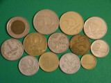 Ungaria - set de colectie - 13 monede diferite - stare f buna - inclusiv bimetal, Europa
