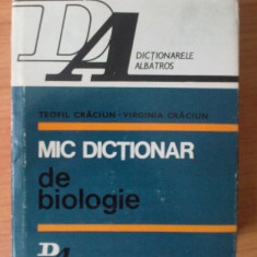 e2 Teofil Craciun, Virginia Craciun - Mic dictionar de biologie
