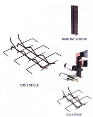 Suport maro 3 sticle de vin foto