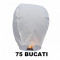 Oferta NUNTA 75 Lampioane ALBE zburatoare sky lanterns + 2 Rosii inima