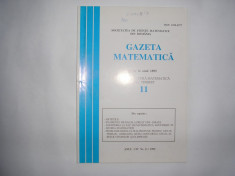 GAZETA MATEMATICA,11/1999, RF1/1 foto