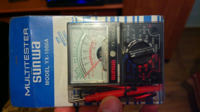aparat de masura analog multitester Sunwa model yx-1000A foto mare aparat de masura analog multitester Sunwa model yx-1000A foto mare