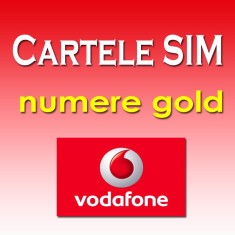 Cartela sim Vodafone numar GOLD 07xy.80.70.30 la 110 lei (livrare gratuita) foto