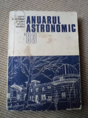 anuarul astronomic 1983 cu harta foto