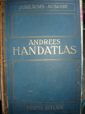 Andrees Allgemeiner Handatlas ( Atlas geografic ) - 1908 foto