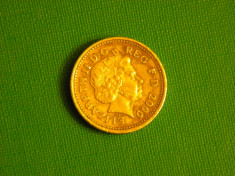 Anglia / Marea Britanie 1 pound / lira 2000 foto