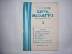 GAZETA MATEMATICA,2/1981, RF1/1 foto