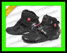 GHETE MOTO PRO-BIKER FIREROLLER SPEEDBIKERS + Bonus = OFF 42%= CIZME Moto Atv Scurte (patent SIDI StreetBurner) (Pret Catalog: 150$ Stoc Limitat) foto