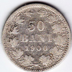 8.Romania,50 BANI 1900 ,argint foto