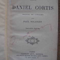 A. Fogazzaro - Daniel Cortis (roman in limba franceza)