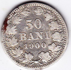 4.Romania,50 BANI 1900 ,argint foto