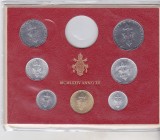 Bnk mnd Vatican set monede necirculate 1974- 1+2+5+10+20+50+100 lire, Europa