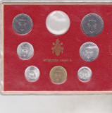 Bnk mnd Vatican set monede necirculate 1972 - 1+2+5+10+20+50+100 lire, Europa