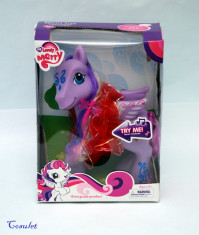 Ponei Sweetie Belle violet - special - My lovely Merry , cu muzica si lumini - Cadou special ptr. fetite! foto