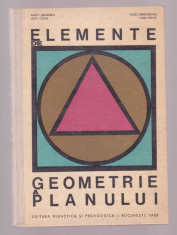 Adolf Haimovici s.a. - Elemente de geometrie a planului foto