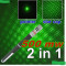 Laser / Lasere Verde Pointer 500MW + un cap proiectie 3D+ Cutie Cadou PROMOTIE