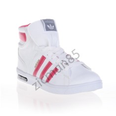 ADIDASI GHETE ADIDAS MONACO DAMA-COPII - BASCHETI - ALB - ROZ - 36 37 38 39 - TRANSPORT GRATUIT foto