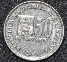 1832 VENEZUELA 50 BOLIVARES 2000 foto