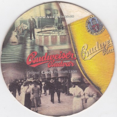 Suport de pahar / Biscuite BUDWEISER BUDVAR foto