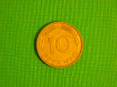 Germania 10 pfennig 1991 G foto