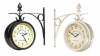 Ceas Gara 2 Fete Vintage Railway Station New York, Interior, Design Antichizat, Metal, 20cm