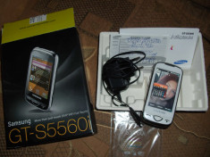 SAMSUNG GT-S5560i Alb foto