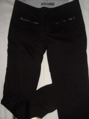 Pantaloni Zara skinny cu piele! foto