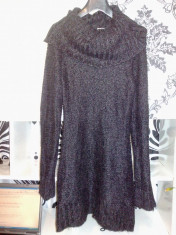 rochie mini tricotata-pulover colanti GinaTricot,mulata, mar.M,19 ron foto