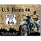 Reclama metalica vintage U.S. ROUTE 66
