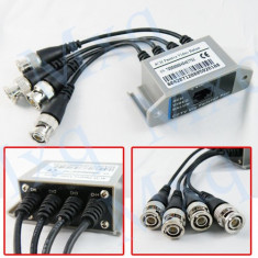 Balun BNC pasiv la UTP CAT 5 foto