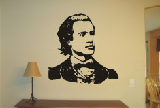 Tatuaj de perete, Sticker Decorativ - Eminescu foto