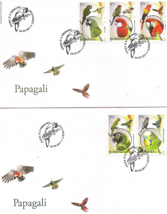 FDC (LP 1890) -PAPAGALI 2011