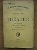 Alfred de Vigny - Theatre (in limba franceza), Alta editura
