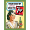 132.Reclama metalica vintage 7up