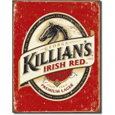 124.Reclama metalica vintage KILLIAN`S foto