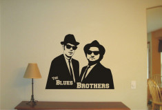 Tatuaj de perete, Sticker Decorativ - Blues - Brothers foto