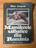 h2 MAMIFERELE SALBATICE DIN ROMANIA - Mitica Georgescu