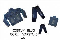 COSTUM BLUGI COPII , MARIME 5 ANI ,LICHIDARE DE STOC , CEL MAI MIC PRET ,LIVRARE GRATUITA foto