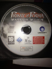 Prince of Persia PoP Warrior Within PC Game DVD Rom Joc Video Calculator Actiune Aventura foto