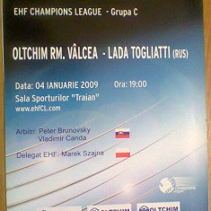 CS Oltchim Rm.Valcea - Lada Togliatti (4 ianuarie 2009)